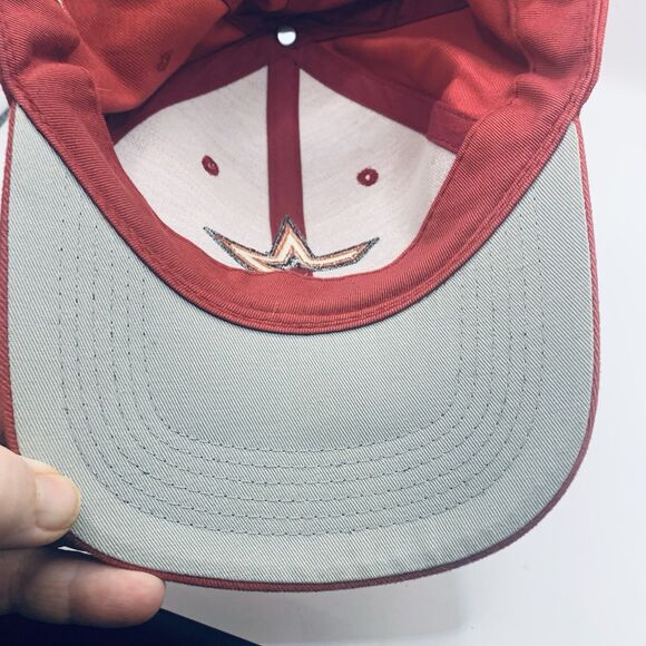 Vintage Houston Astros Twin Enterprise MLB Red Strapback Hat - Picture 6 of 10